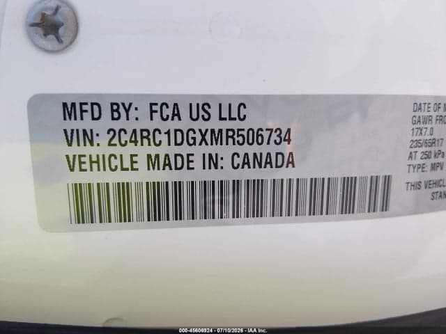 2021 CHRYSLER VOYAGER LXI 9