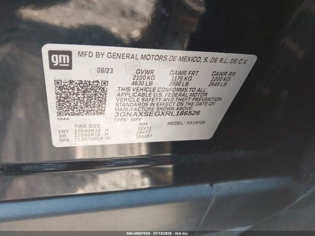 2024 CHEVROLET EQUINOX AWD LS 9