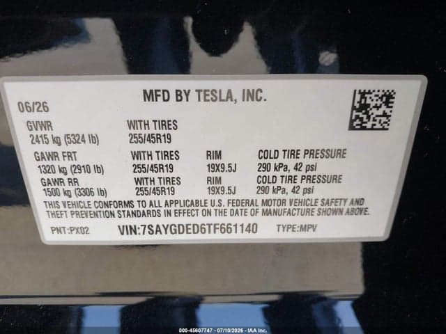 2026 TESLA MODEL Y PREMIUM REAR-WHEEL DRIVE/REAR-WHEEL DRIVE 9