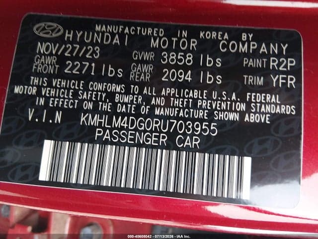 2024 HYUNDAI ELANTRA SEL 9