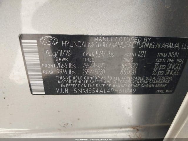 2023 HYUNDAI SANTA FE CALLIGRAPHY 9
