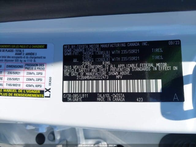2024 LEXUS RX 350 PREMIUM PLUS 9