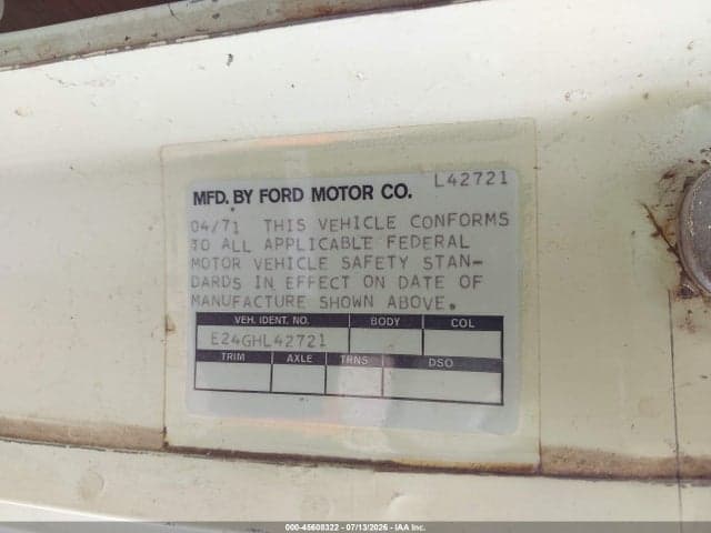 1971 FORD VA 9