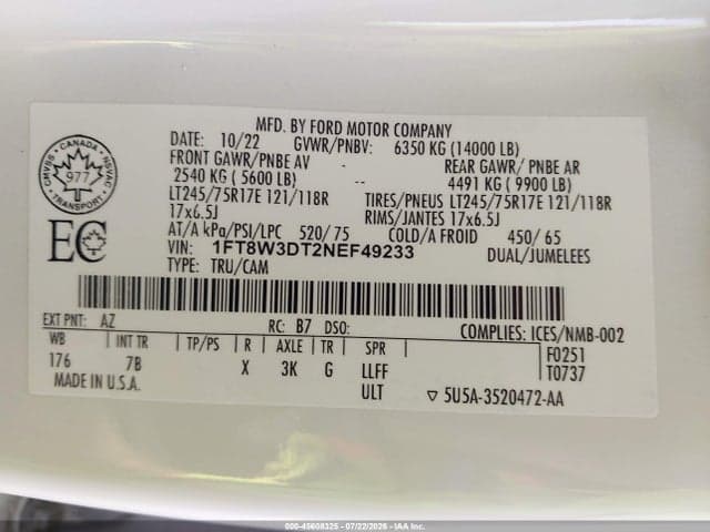 2022 FORD F-350 PLATINUM 9