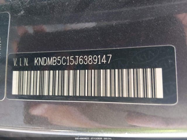 2018 KIA SEDONA LX 9
