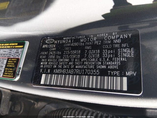 2024 HYUNDAI KONA SEL 9