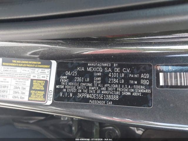 2025 KIA K4 GT-LINE 9