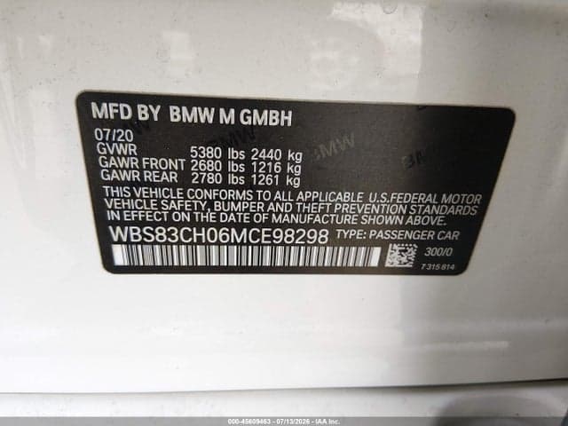 2021 BMW M5 9