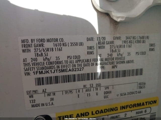2021 FORD EXPEDITION XLT MAX 9