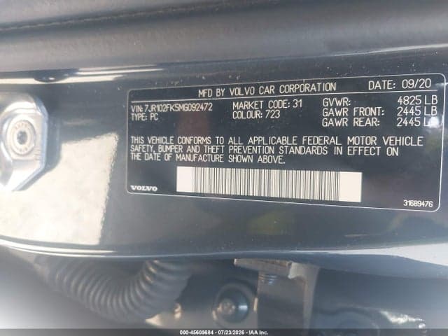 2021 VOLVO S60 T5 MOMENTUM 9