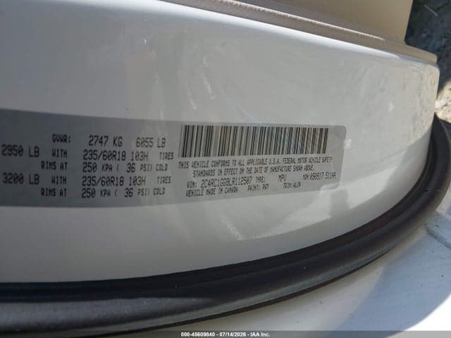 2020 CHRYSLER PACIFICA LIMITED 9