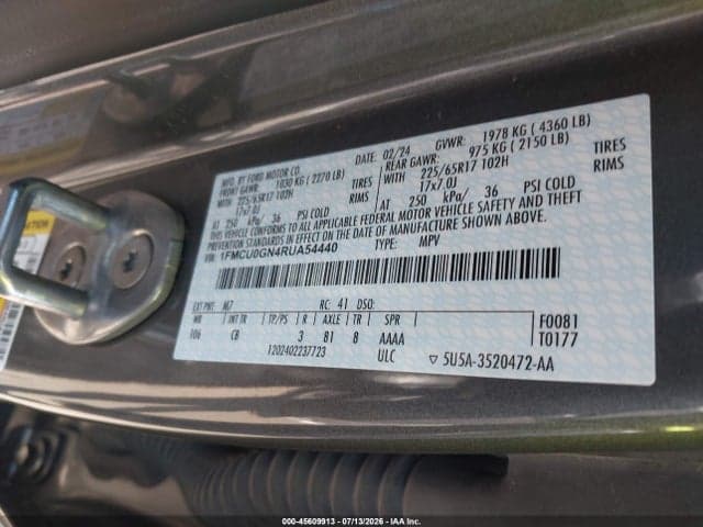 2024 FORD ESCAPE ACTIVE 9