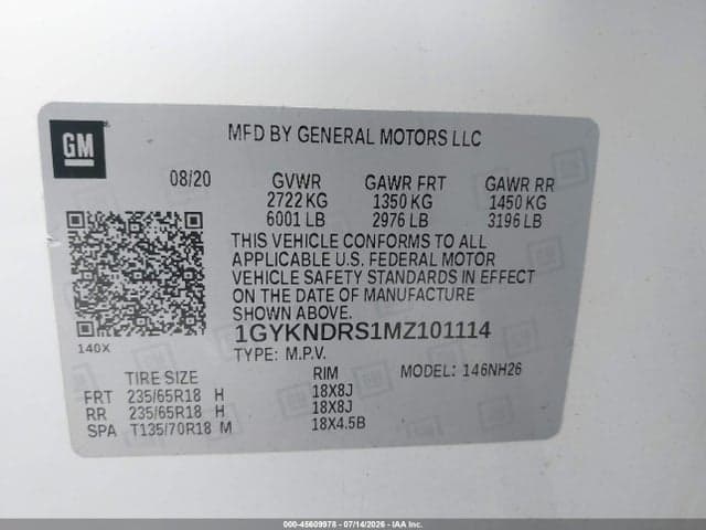 2021 CADILLAC XT5 AWD PREMIUM LUXURY 9