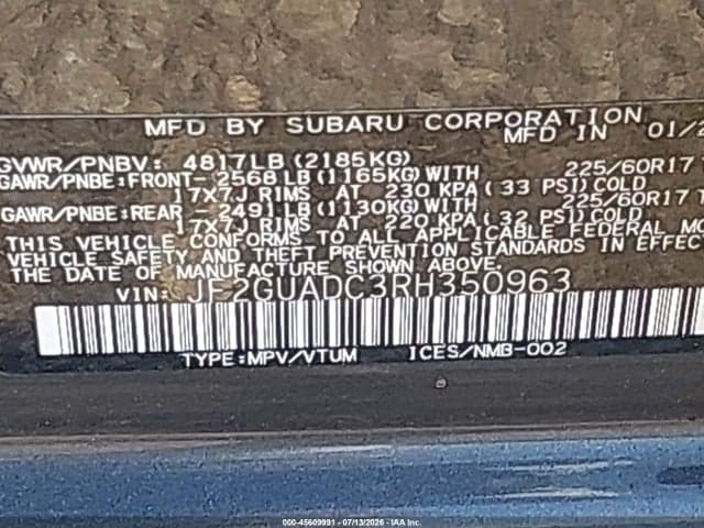 2024 SUBARU CROSSTREK PREMIUM 9