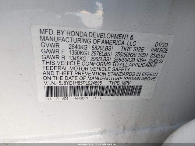 2023 ACURA MDX ADVANCE PACKAGE 9
