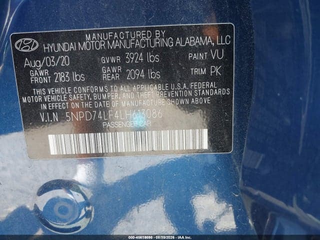 2020 HYUNDAI ELANTRA SE 9
