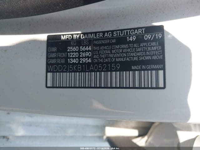 2020 MERCEDES-BENZ CLS 450 4MATIC 9