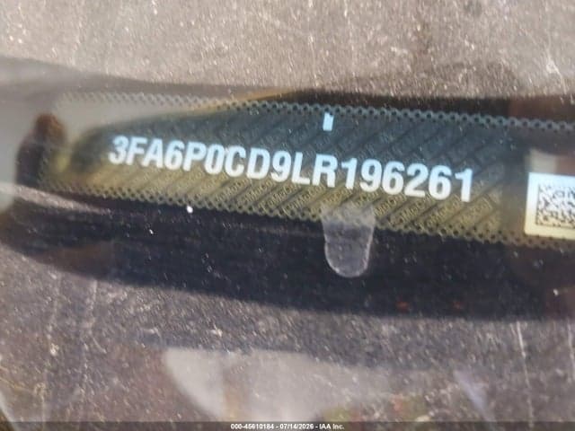 2020 FORD FUSION SEL 9