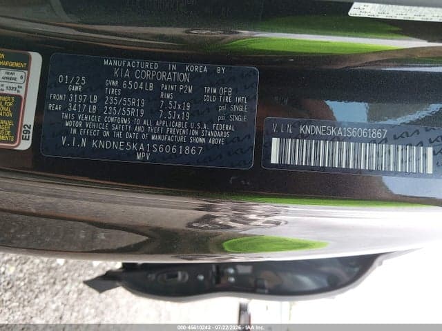 2025 KIA CARNIVAL MPV HYBRID SX 9