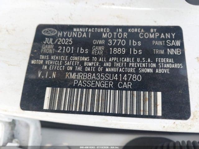 2025 HYUNDAI VENUE SE 9
