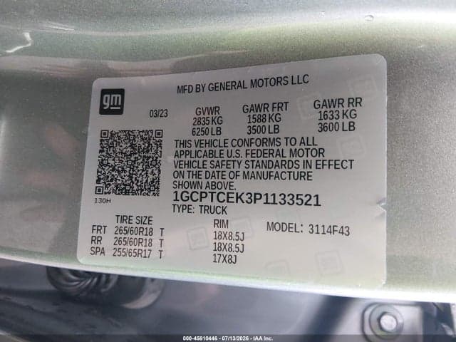 2023 CHEVROLET COLORADO 9