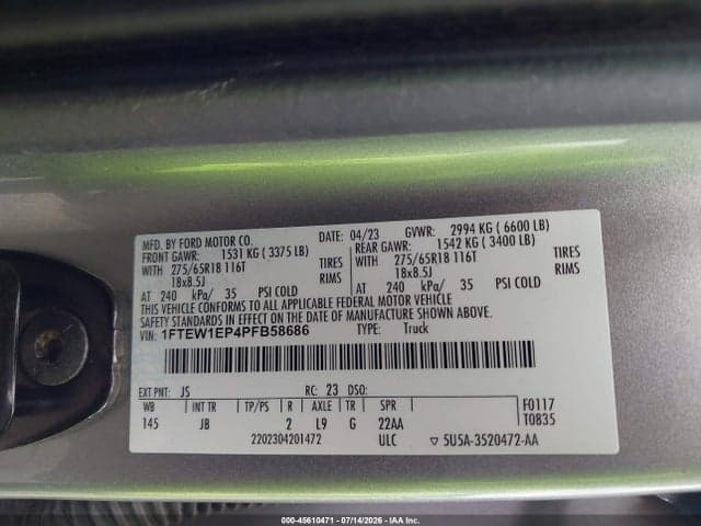 2023 FORD F-150 XL 9