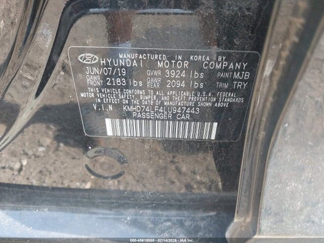 2020 HYUNDAI ELANTRA SE 9