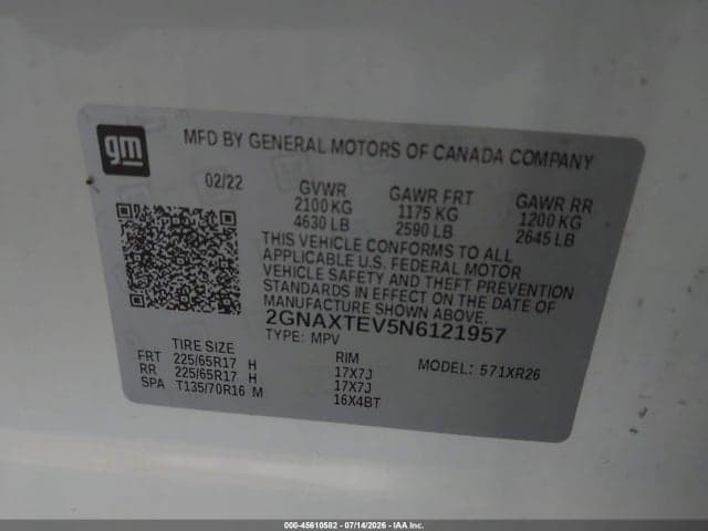 2022 CHEVROLET EQUINOX AWD 2FL 9