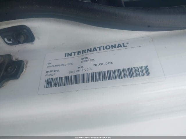 2022 INTERNATIONAL MV 4