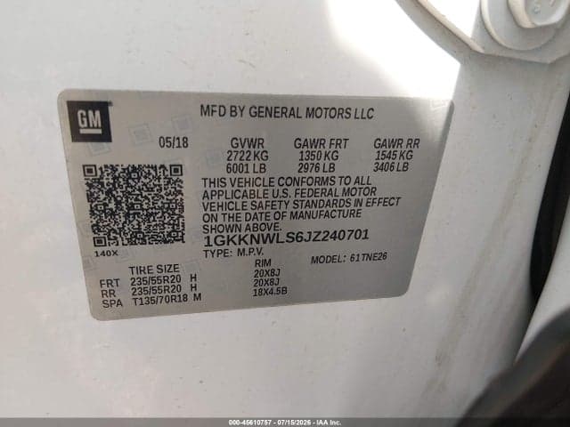 2018 GMC ACADIA SLT-2 9