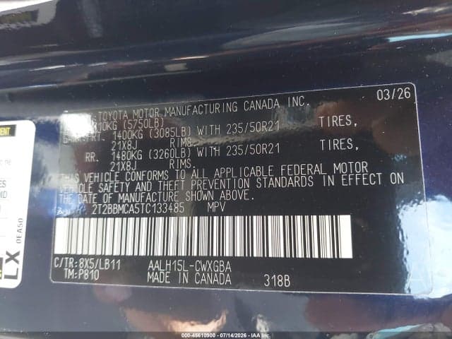 2026 LEXUS RX 350H PREMIUM+ 9