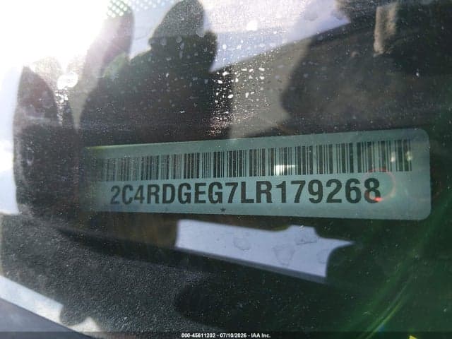 2020 DODGE GRAND CARAVAN GT 9
