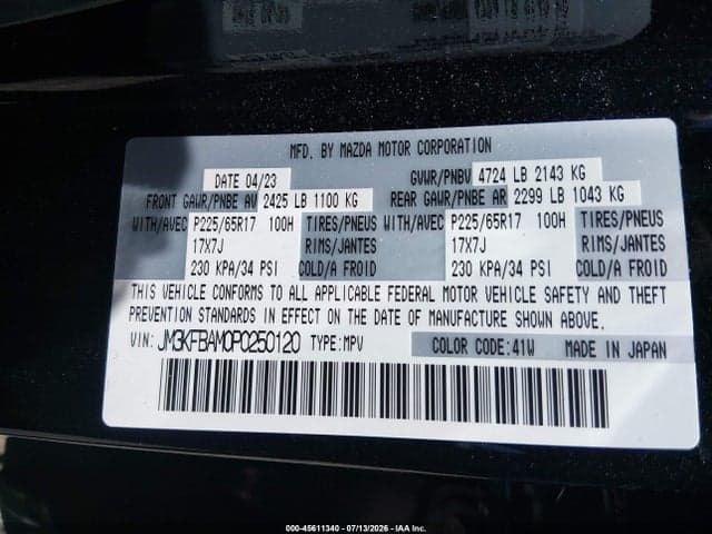 2023 MAZDA CX-5 2.5 S 9