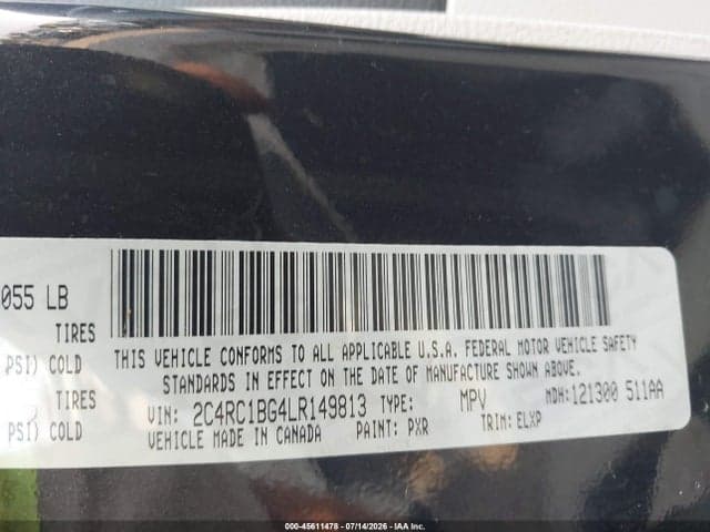2020 CHRYSLER PACIFICA TOURING L 9