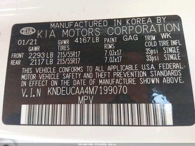 2021 KIA SELTOS S 9