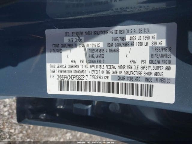 2023 MAZDA MAZDA3 2.5 S CARBON EDITION 9