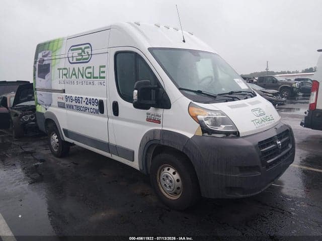 2018 RAM PROMASTER 1500 HIGH ROOF 136 WB