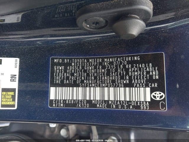 2021 TOYOTA COROLLA SE 9