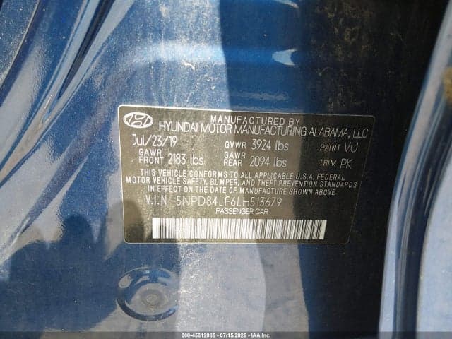 2020 HYUNDAI ELANTRA SEL 9