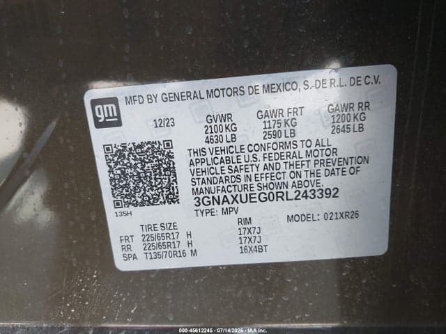 2024 CHEVROLET EQUINOX AWD LT 9