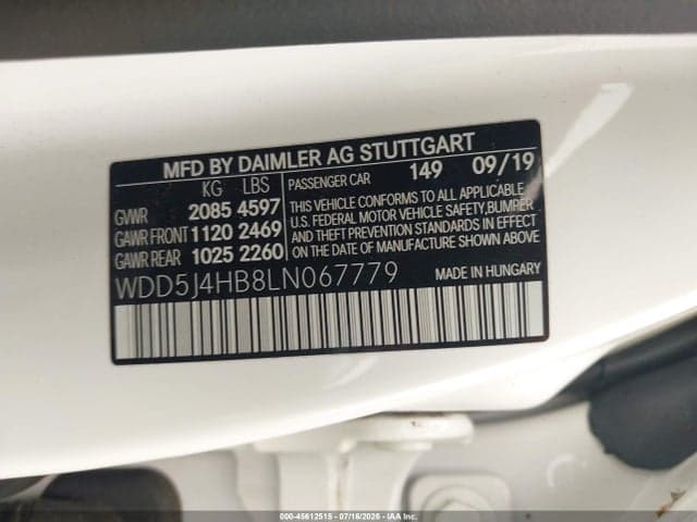 2020 MERCEDES-BENZ CLA 250 4MATIC 9