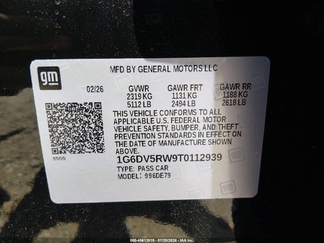 2026 CADILLAC CT5-V V-SERIES RWD 9