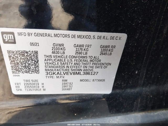 2021 GMC TERRAIN AWD SLT 9