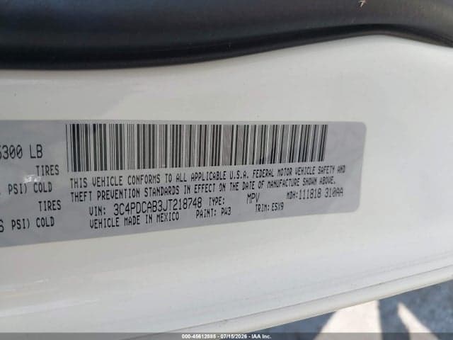 2018 DODGE JOURNEY SE 9
