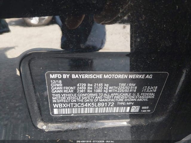 2019 BMW X1 XDRIVE28I 9