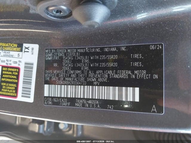 2024 TOYOTA HIGHLANDER XSE 9