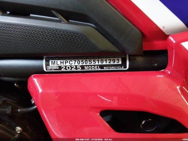 2025 HONDA CBR500 RA 10