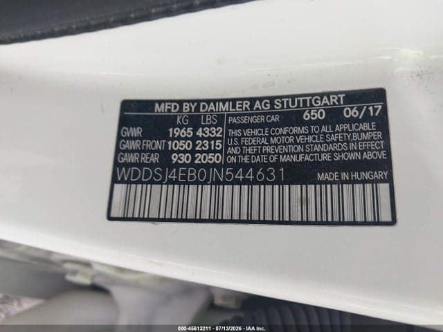 2018 MERCEDES-BENZ CLA 250 9