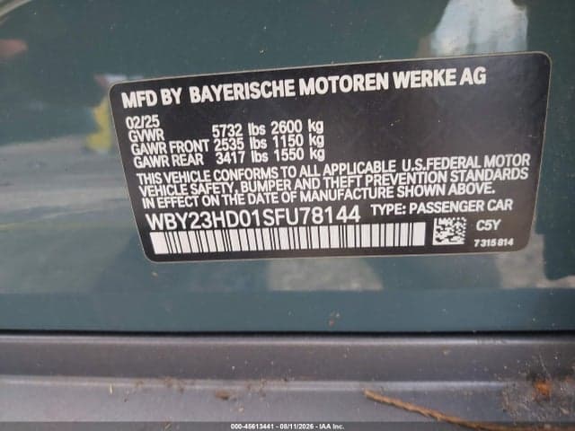 2025 BMW I4 GRAN COUPE EDRIVE40 9