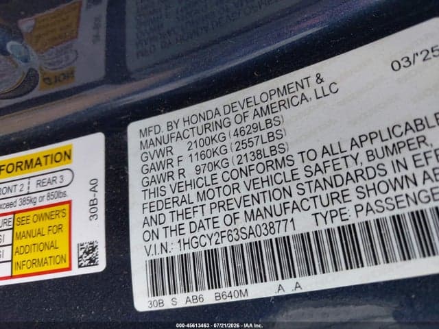 2025 HONDA ACCORD HYBRID EX-L 9